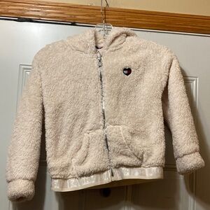 Tommy Hilfiger Cozy Cream Fleece Jacket 6 NWT